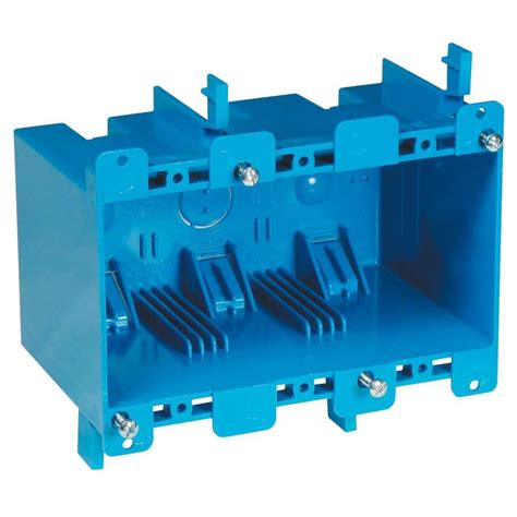 3 gange electrical box plastic|3 gang box old work.